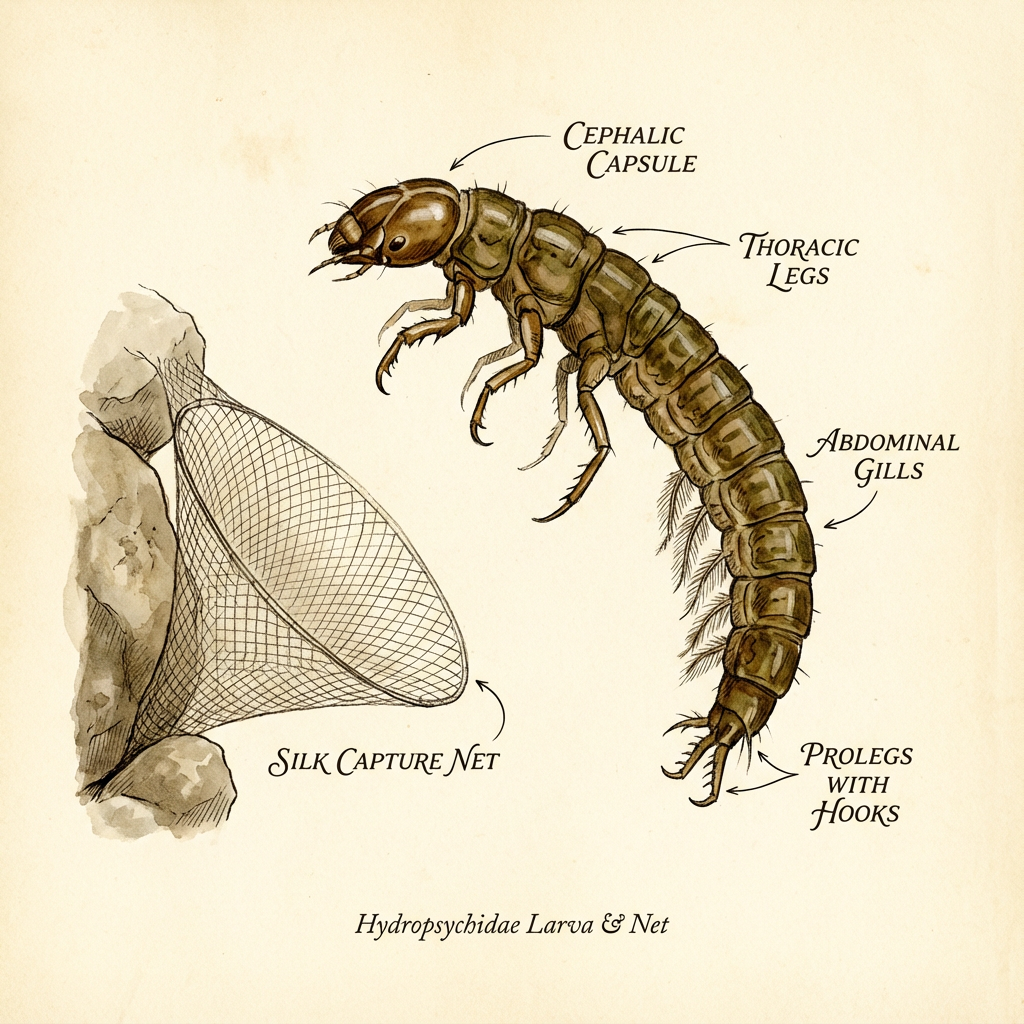 Net-spinning caddisfly