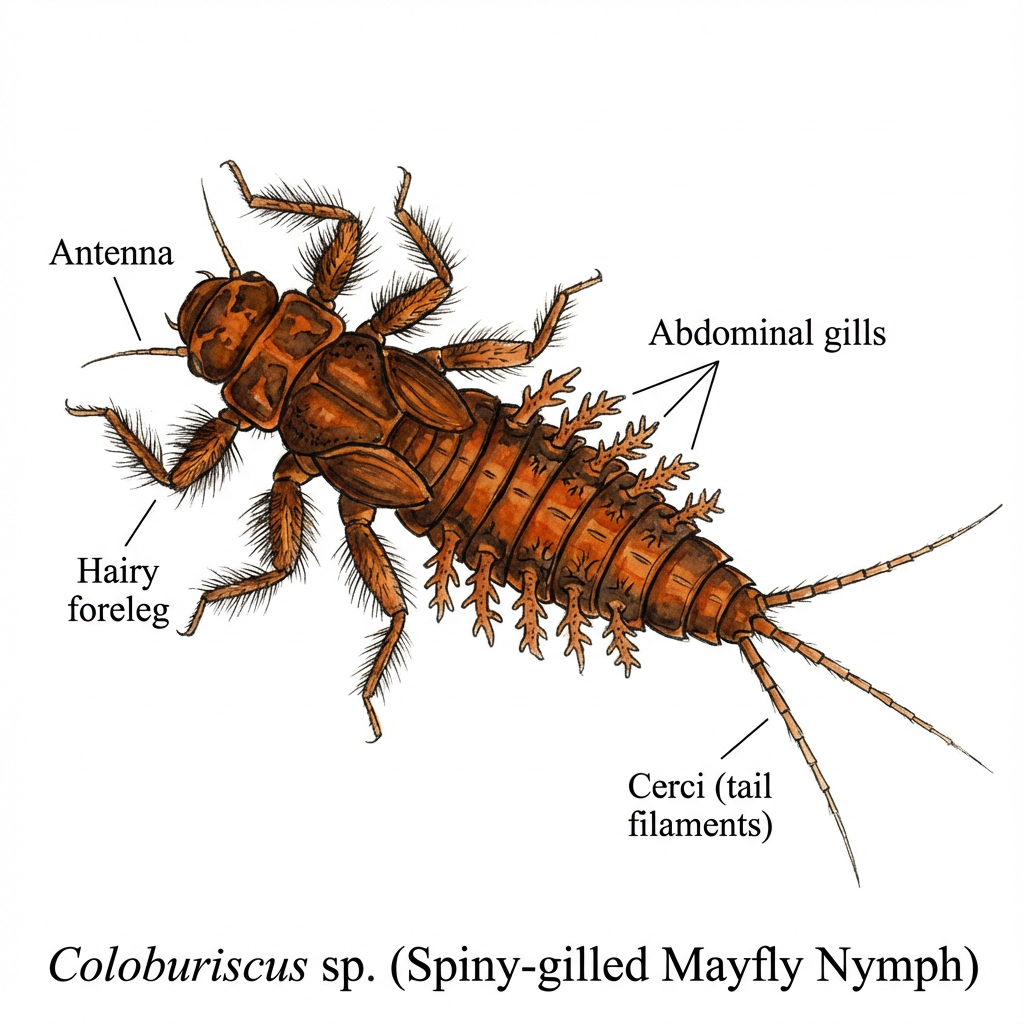 Spiny-gilled mayfly